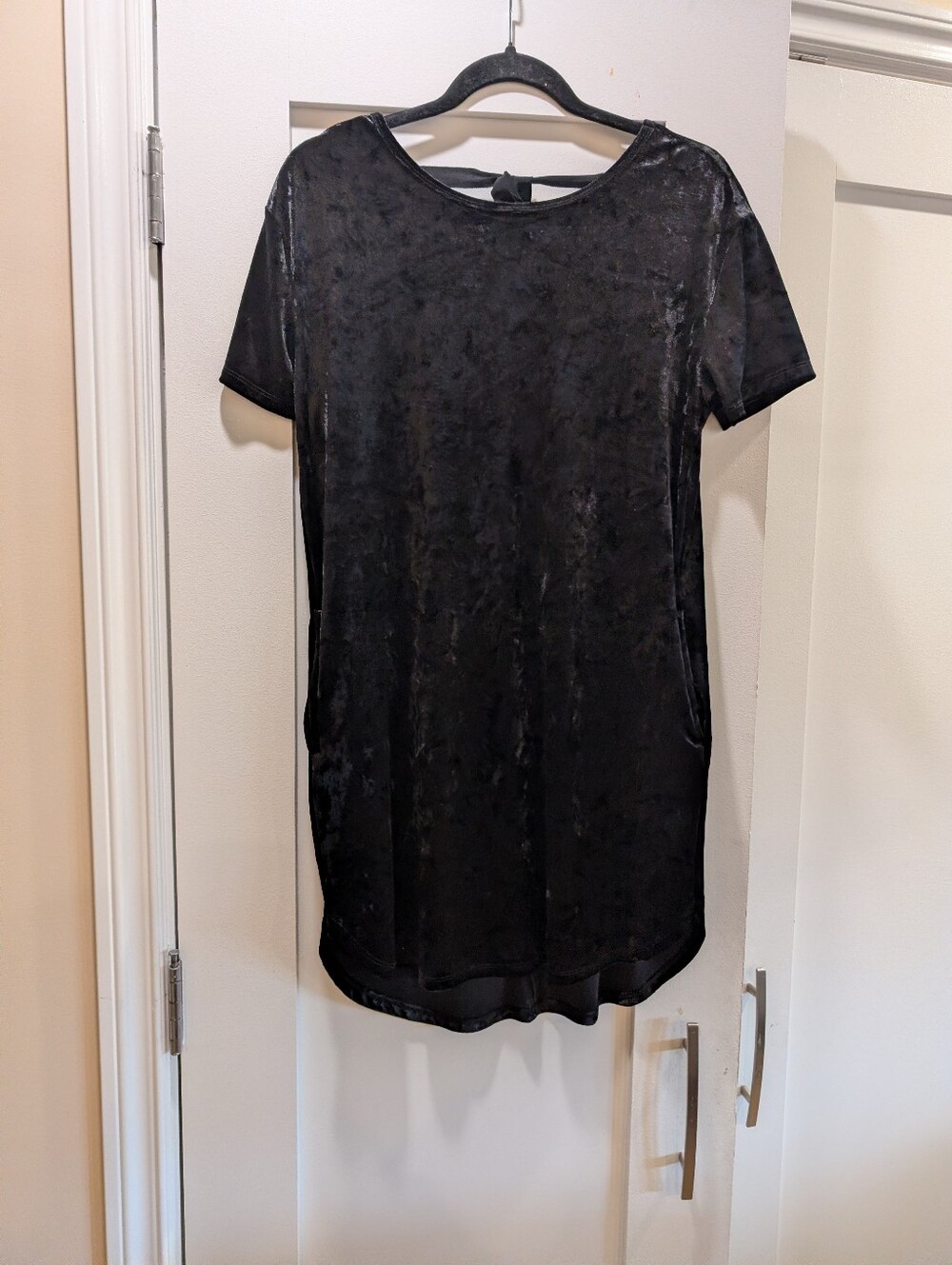 Z Supply Crushed Velvet Tunic Dress,XS
